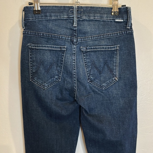 MOTHER HIGH WAISTED LOOKER  ANKLE FRAY JEANS size 24 - Picture 8 of 12
